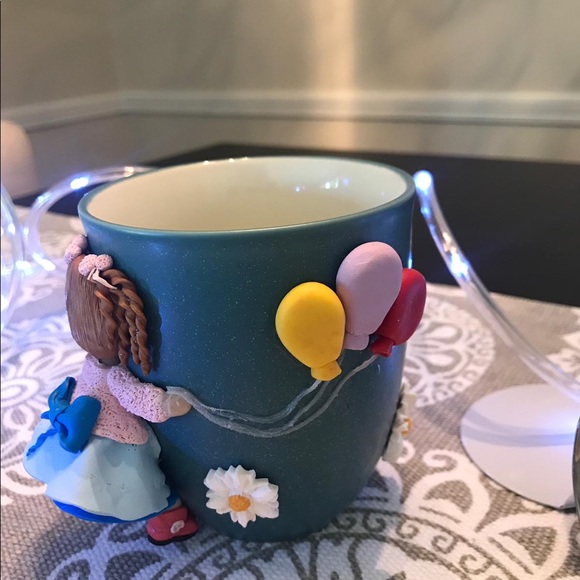 cute handmade cups!  a good gift 💝 includes spoon - Picture 3 of 5